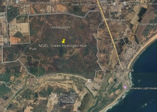 NTPC Pudimadaka green hydrogen hub location